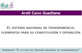 Areli Cano Guadiana - Instituto Nacional de …inicio.ifai.org.mx/DocumentosACG/015SISTNT/PresentacionSISTNT.pdf · areli cano guadiana el sistema nacional de transparencia: elementos