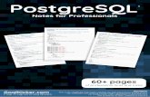 PostgreSQL Notes for Professionals -   · PDF fileSQL;}} PostgreSQL Notes for Professionals GoalKicker.com PostgreSQL PostgreSQL Notes for Professionals