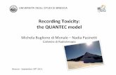 Recording Toxicity: the QUANTEC model - Congressi … · Recording Toxicity: the QUANTEC model Michela Buglione di Monale – Nadia Pasinetti Cattedra di Radioterapia Brescia - September