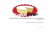 CakePHP Cookbook Documentation - socialfix.com · CHAPTER1 Getting Started The CakePHP framework provides a robust base for your application. It can handle every aspect, from the