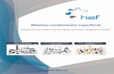 Máximo rendimiento superficial - Grupo HEFhef.mx/wp-content/uploads/2017/06/Folleto-de-presentacion-del... · mecánicos, resultando en soluciones que mejoran el ... n Posiciones