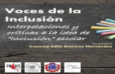 Voces de la Inclusión. Interpelaciones y críticas a la ...³n... · La Educación Sexual Integral en la Argentina. Una apuesta por la ampliación ... En ello radica la propuesta