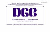 HISTORIA UNIVERSAL CONTEMPORÁNEA - … ESTUDIO BASICA/PROGRAMAS Q… · en validaciÓn dgb/dca-2005-07 2 bachillerato general programa de la asignatura historia universal contemporÁnea