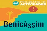 MAY. 2018 - benicassimcultura.esbenicassimcultura.es/.../adjuntos/5aeb1e625eacf_actividades_mayo.pdf · charla sobre “la isla del tesoro” de r. l. ... actividades gratuitas para