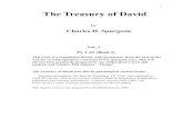 Treasury of David - Spurgeon RePreached – …spurgeonrepreached.com/.../2014/03/Treasury-of-David-Volume-1.pdf · 1 The Treasury of David by Charles H. Spurgeon Vol. 1 Ps. 1-41