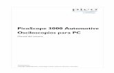 PicoScope Series Automotive - picotech.com · osciloscopios para uso en aplicaciones de diagnóstico automotriz. Son totalmente compatibles con USB 2.0, ... con el osciloscopio y,