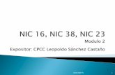 Modulo 2 Expositor: CPCC Leopoldo Sánchez Castaño2+Present... · capitalicen de acuerdo con la NIC 23. 11 Modelo de Costo + Costo de adquisición. - Depreciación ... - Pérdida