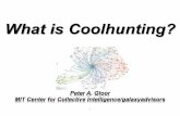 What is Coolhunting? - MIT OpenCourseWare · Coolhunting Process . Crowd Twitter/ Web (Google, Bing, Yahoo) Experts Blogs/Wikipedia Swarm Forums/ Facebook (Fanpages) Network Trend
