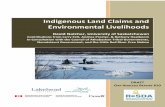 Indigenous Land Claims and Environmental Livelihoodsyukonresearch.yukoncollege.yk.ca/resda/wp-content/uploads/sites/2/... · DRAFT GAP ANALYSIS REPORT #10 Indigenous Land Claims and