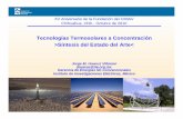 Tecnologías Termosolares a Concentración >Síntesis …congreso.cimav.edu.mx/2010/wp-content/uploads/2010/10/Calor-Solar... · Ciclos Combinados (Integrated Solar Combined Cycle,