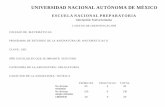 UNIVERSIDAD NACIONAL AUTÓNOMA DE MÉXICOdgenp.unam.mx/planesdeestudio/iniciacion/1202.pdfIdentificar coeficientes y exponentes, reconocer las expresiones algebraicas de acuerdo al