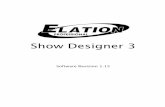 Show Designer 3cdb.s3.amazonaws.com/ItemRelatedFiles/10340/show-designer3-man… · allow you to configure the Show Designer 3 for your particular lighting setup. Pressing the ...