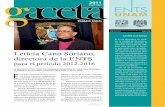 Leticia Cano Soriano, directora de la ENTS - UNAM 2018 · pertinencia de las modificaciones del plan vigente en la ENTS, que, por cierto, resaltó Calzada, “sigue siendo un refe-rente