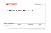 ZABBIX Manual v1  Manual v1.4.pdf · PDF fileZABBIX Manual v1.4 ZABBIX ZABBIX