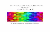 Programación General Anual 2016-2017 - ceippan.com · ceip pedro alonso niÑo -programaciÓn general anual 2016-2017 programaciÓn general anual.-2016-2017 ... primer trimestre etapa