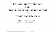 PLAN INTEGRAL DE SEGURIDAD ESCOLAR Y …jardinpapalote.cl/descargas/2018_PLAN_DE_EMERGEN... · El plan de emergencia es la planificación y organización humana para la utilización