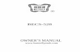 OWNER’S MANUAL - The Embroidery Warehouse · 9-11 Set Date＆Time .....45 Chapter 10 Management of Pattern in Memory ...