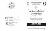 7° Congreso Argentino de Infectolog­a Pedi .Les damos la bienvenida al 7° Congreso Argentino