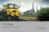 El Unimog. - Mercedes-Benz Special Trucks · Incorpora diversos puntos de acoplamiento para equipos, así como interfaces estándar para el accionamiento y control de los mismos.