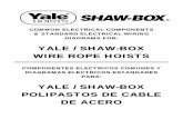 YALE / SHAW-BOX WIRE ROPE HOISTS std wire rope wiring diag.pdf · common electrical components & standard electrical wiring diagrams for: yale / shaw-box . wire rope hoists . componentes