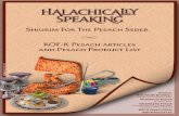 Shiurim For The Pesach Seder KOF-K Pesach articles · PDF fileKOF-K Pesach List . SHIURIM AND ARTICLES AVAILABLE BY MEMBERS OF THE KOF-K BAIS DIN INCLUDING: Shiurim for the Pesach