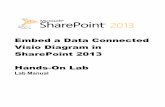 Embed a Data Connected Visio Diagram in SharePoint 2013 ... · 2013 Embed a Data Connected Visio Diagram in SharePoint 2013 Hands-On Lab Lab Manual