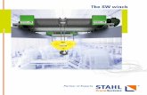 The SW winch - STAHL CraneSystems GmbH · The SW winch from STAHL CraneSystems is a modular construction on the basis of cost-effective low-maintenance series components. It is designed