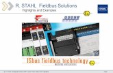 Highlights and Examples - Fieldbus · R. STAHL fieldbus involvement fieldbus competence since 1987 1987 intrinsically safe fieldbus for remote IO 1993 member of InterOperable Systems