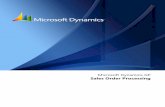 Sales Order Processing - Microsoft Dynamics Partner · SALES ORDER PROCESSING i ... Sales Order Processing, and how it integrates with the Microsoft Dynamics® GP system. To make