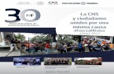 La CNS y ciudadanos unidos por una - gob.mx · unidos por una misma causa #FuerzaMéxico 19Sept.2017 ... Por instrucciones del Comisionado Nacional Seguridad, el SPF mantuvo un ...