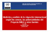 Medición y análisis de la migración internacional según ... · 4 Gráfico 1: principales destinos de los emigrantes latinoamericanos y caribeños, alrededor de 2010 • Se estima