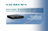 Siemens Cellular Engine - Comat AG HW Interface... · TC35i Terminal Hardware Interface Description Confidential / Released TC35i_T_HD_v01.05 Page 6/37 10.07.2003 1 Introduction This