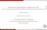 Geometric Lang-Vojta's conjecture in P2 aturchet/Index Folder... · PDF fileGeometric Lang-Vojta’s conjecture in P2 Amos Turchet Universit`a degli studi di Udine On Lang and Vojta’s