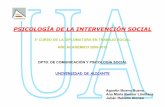 PSICOLOGÍA DE LA INTERVENCIÓN SOCIAL - …rua.ua.es/dspace/bitstream/10045/12455/1/Programas de intervención... · 4 PROGRAMAS DE INTERVENCIÓN SOCIAL DE CARÁCTER EDUCATIVO Y
