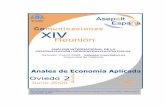 ANÁLISIS INTERNACIONAL DE LA … - Oviedo/Trabajos/PDF/24.pdf · las aplicaciones econométricas que han buscado modelos o conjuntos de modelos con capacidad general e incluso limitada
