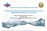 Evaluación de Riesgo de Inundaciones Basado Sobre GIS … · Evaluación de Riesgo de Inundaciones Basado Sobre GIS y Modelamiento Hidráulico (Hec-GeoRas) ... unidimensional de