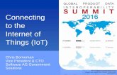 Connecting to the Internet of - Elysiumelysiuminc.com/gpdis/2016/Tuesday-Presentations/... · chris.borneman@softwareaggov.com ... Connecting to the Internet of Things (IoT) Title: