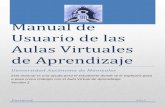 Manual de Usuario de las Aulas Virtuales de Apren .3 Password: Mg. Edgar Andr©s Sosa MANUAL DE USUARIO