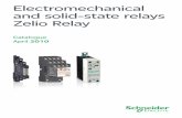 Electromechanical and solid-state relays Zelio Relay Relay RSL slim, RSB, … · 1 Reduce the size of your enclosures and, at the same time, increase machine reliability Make the