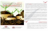 Convocatoria 2015 - Comercio Córdobacomerciocordoba.com/wp-content/uploads/2015/06/Folleto-Incentivos... · elevar el nivel de actividades productivas de manera sostenible en el