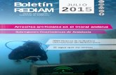 Boletín REDIAM 2015 · y estabilidad del arrecife. ... protección costera, ... se ha obtenido un efecto positivo al funcionar como roquedo artificial en unos