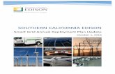SOUTHERN CALIFORNIA EDISON - California Public … · Southern California Edison Company (SCE) submitted its Smart Grid Deployment Plan on July 1, 2011.2 The Commission ruled on these