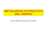 METALÚRGIA EXTRACTIVA DEL HIERRO - …biblio3.url.edu.gt/Libros/2013/cmII/3.pdf · 700°C Desprendimiento máximo de gases (etileno, CO 2 ... Oxido de hierro de la ... Estado del