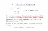 4.5 Metodo del simplesso - Intranet DEIBhome.deib.polimi.it/amaldi/LucidiFRODE-06-07/PL... · E. Amaldi -- Fondamenti di R. O. -- Politecnico di Milano 1 4.5 Metodo del simplesso