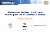 Sistema de Registro Civil como Fuente para las ...unstats.un.org/unsd/demographic/meetings/wshops/Chile/2015/docs/... · Sistema de Registro Civil como Fuente para las Estadísticas