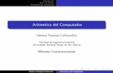 Aritmetica del Computador - Hermes- .Introducci on Teoria de Errores Aritmetica del computador Aritmetica