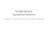 EE/ME/AE324: Dynamical Systems - Clarkson Universityweb2.clarkson.edu/class/ee324/Notes/EE324_Chapter3_Notes_S10_Po… · • This model can be entered directly intoThis model can