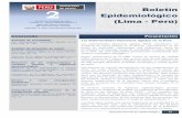 Bol. Epidemiol. (Lima) 25 (2) 2 Boletín Epidemiológico - … · Diarreicas Agudas (EDA) en el Perú, SE 02-. Pág. 29 –31. Situación de la vigilancia epidemiológica de la ...
