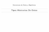 Tipos Abstractos De Datos - users.dsic.upv.esusers.dsic.upv.es/~jlinares/eda/transparencias_EDA.pdf · { Localizar la de nici on del TAD y sus operaciones en un ... de los punteros