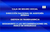 CAJA DE SEGURO SOCIAL DIRECCIÓN NACIONAL DE … Estadistico Informe de Auditoria 201… · Recursos Humanos: deficiencia en las evaluaciones e investigaciones para la aplicación